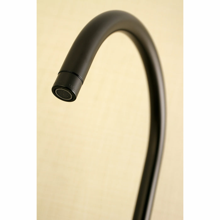 Kingston Sona KS8175DL - Concord Two-Handle 2-Hole Wall Mount Bridge Kitchen Faucet, Oil Rubbed Bronze