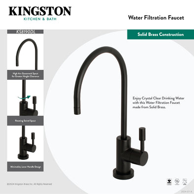 Kingston Brass Concord KS8190DL Single-Handle 1-Hole Deck Mount