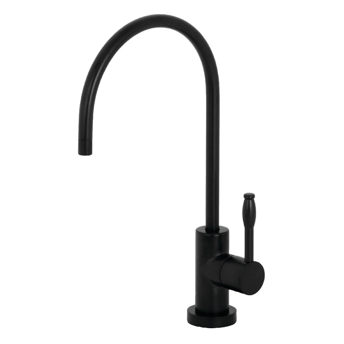 Kingston Sona KS8190NKL - Nustudio Single-Handle 1-Hole Deck Mount Water Filtration Faucet, Matte Black