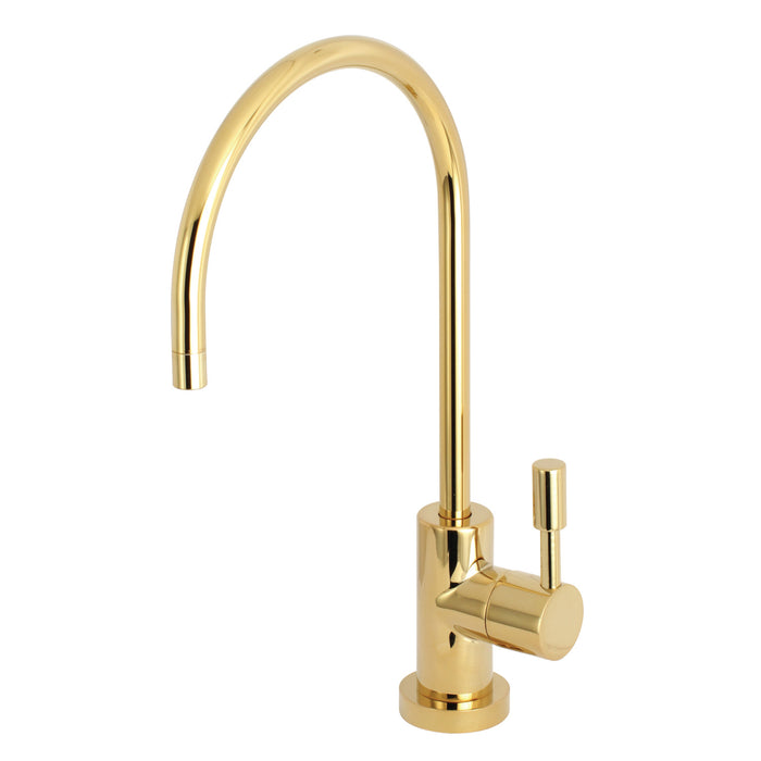 Kingston Sona KS8192DL - Concord Single-Handle 1-Hole Deck Mount Water Filtration Faucet, Polished Brass