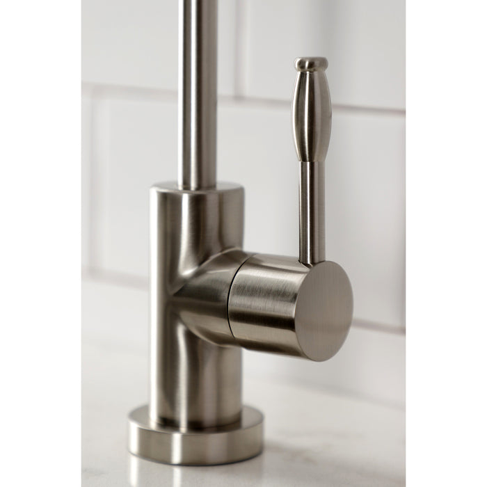Kingston Sona KS8198NKL - Nustudio Single-Handle 1-Hole Deck Mount Water Filtration Faucet, Brushed Nickel
