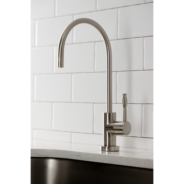 Kingston Sona KS8198NKL - Nustudio Single-Handle 1-Hole Deck Mount Water Filtration Faucet, Brushed Nickel