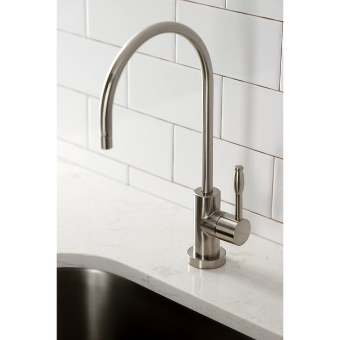 Kingston Sona KS8198NKL - Nustudio Single-Handle 1-Hole Deck Mount Water Filtration Faucet, Brushed Nickel