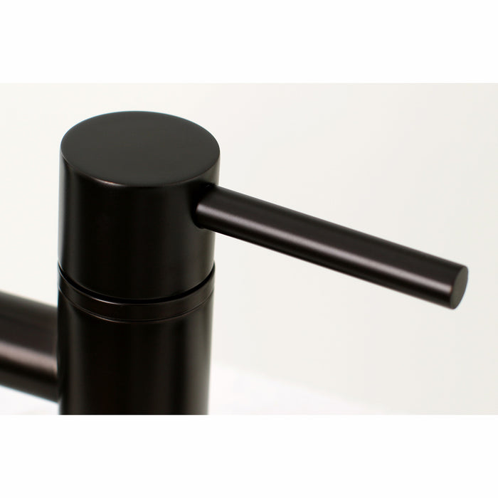 Kingston Sona KS8285DLBS - Concord Two-Handle 4-Hole Deck Mount Bridge Kitchen Faucet with Brass Sprayer, Oil Rubbed Bronze