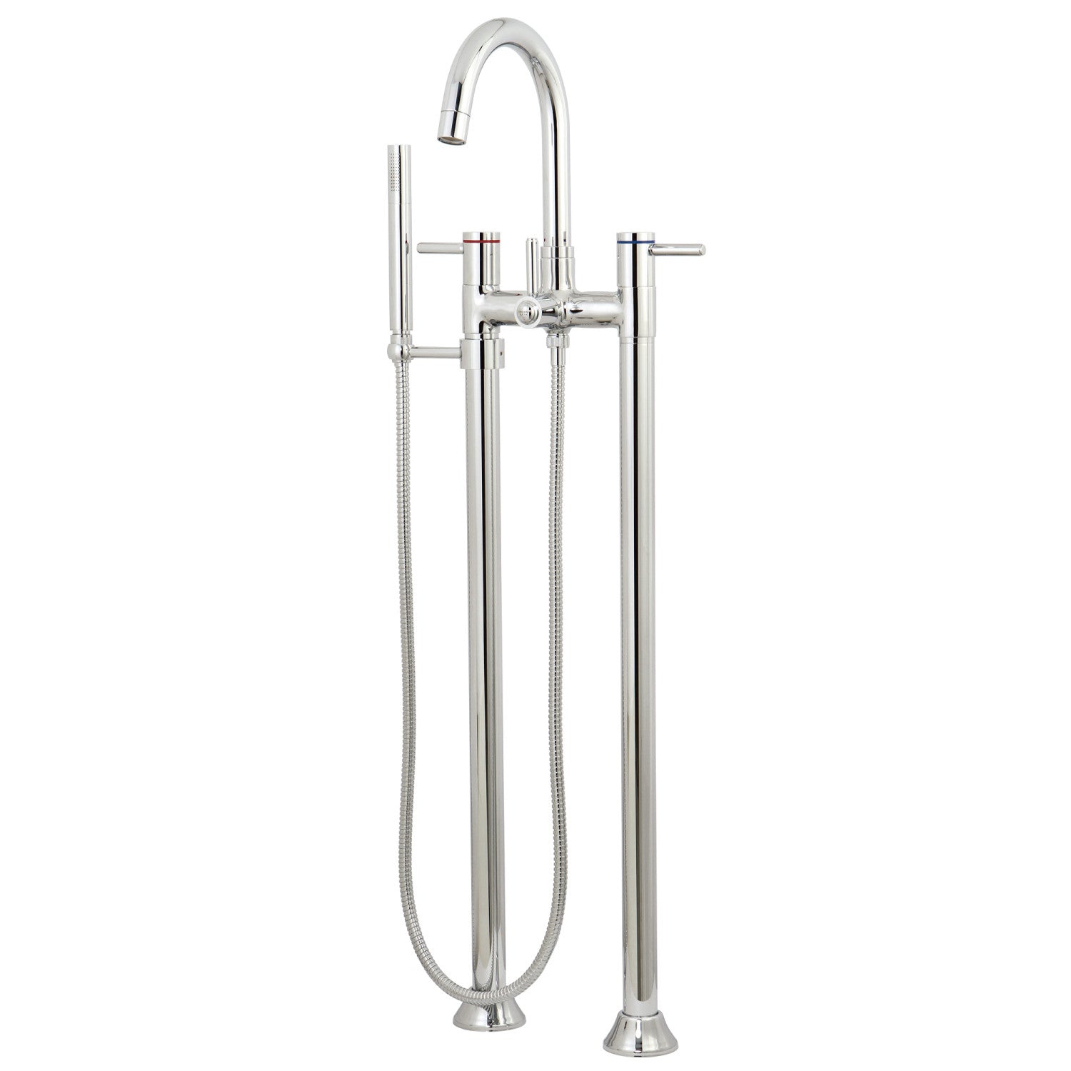 Kingston Sona KS8351DL - Concord Three-Handle 2-Hole Freestanding