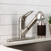 KINGSTON Brass Wyndham KS888SN Single-Handle 1-Hole Deck Mount