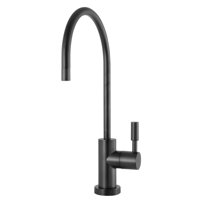 Kingston Sona KSAG8190DL - Concord Single-Handle 1-Hole Deck Mount Water Filtration Faucet, Matte Black