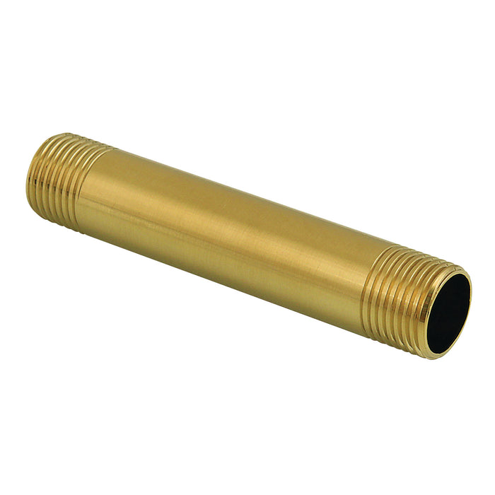KSB857 1/2-Inch Brass Nipple, Brushed Brass