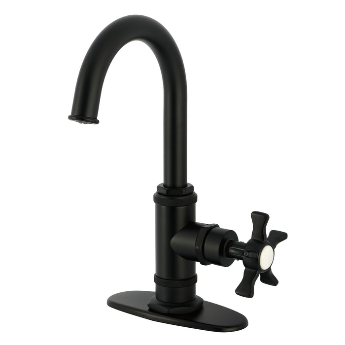 Kingston Sona KSD8500NX - Hamilton One-Handle 1-Hole Deck Mount Bar Faucet, Matte Black