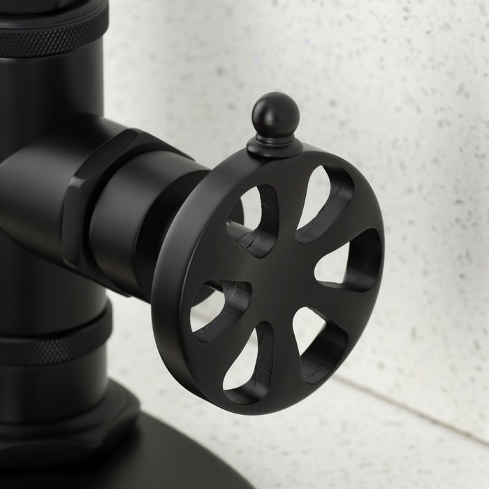 Kingston Sona KSD8500RX - Belknap One-Handle 1-Hole Deck Mount Bar Faucet, Matte Black