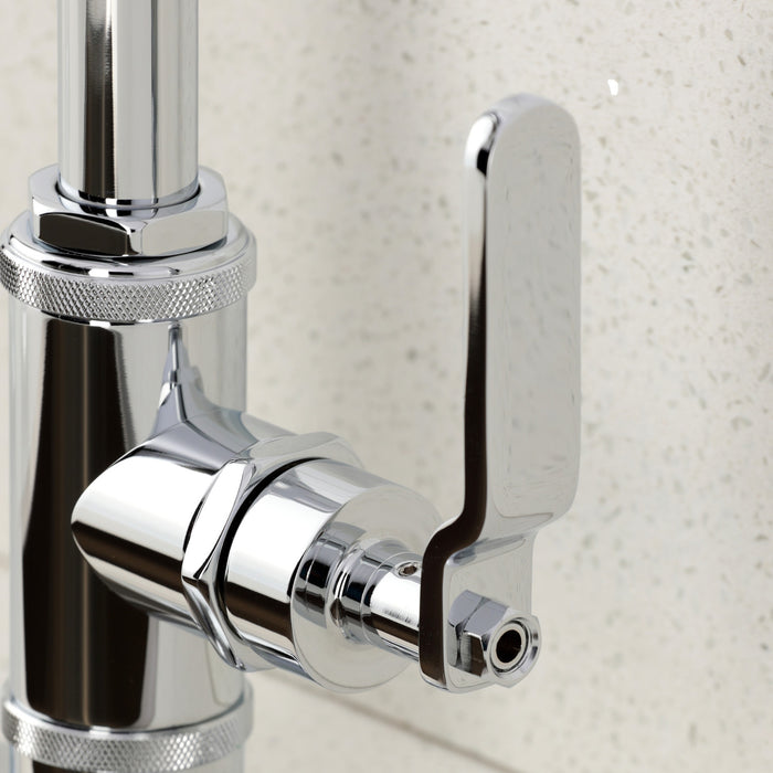 Kingston Sona KSD8501KL - Whitaker One-Handle 1-Hole Deck Mount Bar Faucet, Polished Chrome