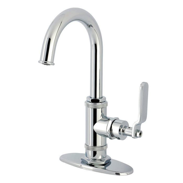 Kingston Sona KSD8501KL - Whitaker One-Handle 1-Hole Deck Mount Bar Faucet, Polished Chrome