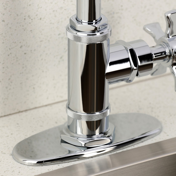 Kingston Sona KSD8501NX - Hamilton One-Handle 1-Hole Deck Mount Bar Faucet, Polished Chrome