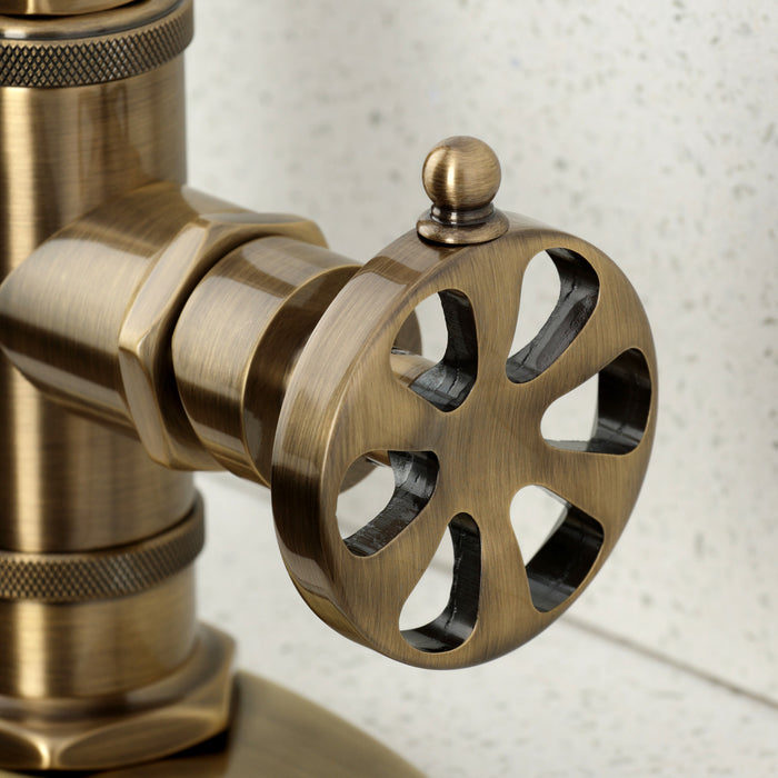 Kingston Sona KSD8503RX - Belknap One-Handle 1-Hole Deck Mount Bar Faucet, Antique Brass