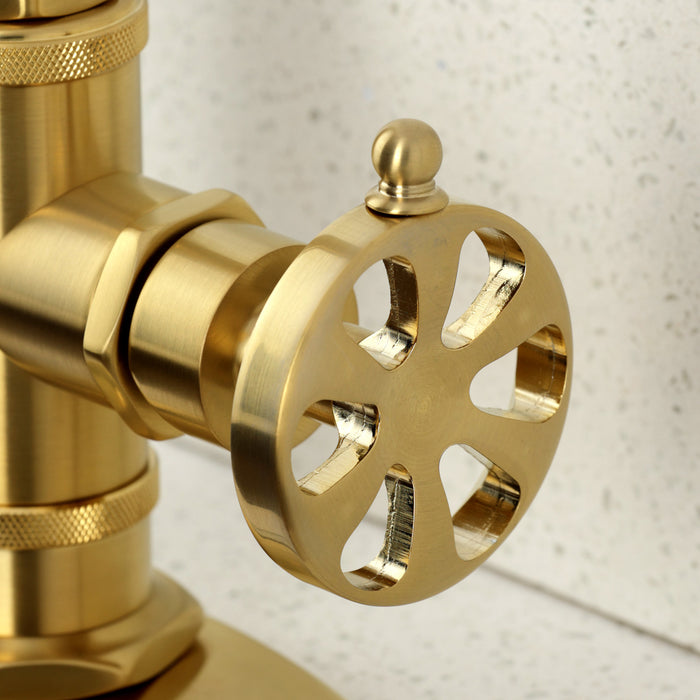 Kingston Sona KSD8507RX - Belknap One-Handle 1-Hole Deck Mount Bar Faucet, Brushed Brass