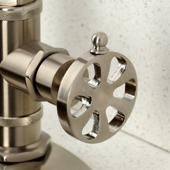 Kingston Sona KSD8508RX - Belknap One-Handle 1-Hole Deck Mount Bar Faucet, Brushed Nickel