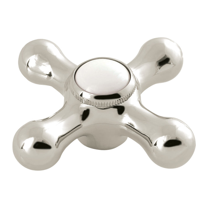 Kingston KSDH23665AX Metal Cross Handle, Diverter for Tub Filler, Polished Nickel