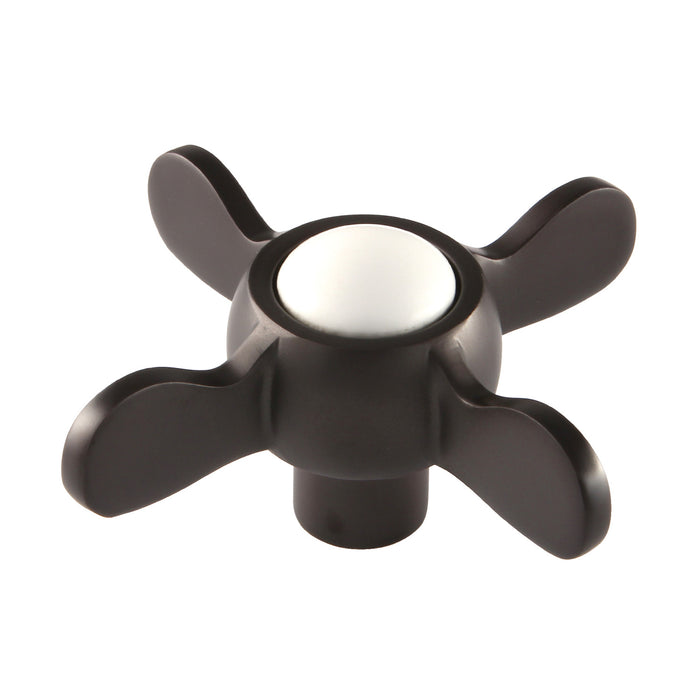 Kingston KSDH285ORB Brass Cross Handle, Diverter for Tub and Shower Faucet, Oil Rubbed Bronze