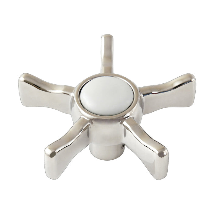 Kingston Hamilton KSDH2966NX Brass Cross Handle, Polished Nickel