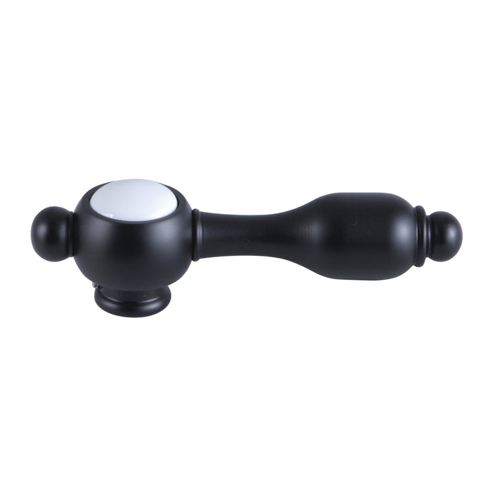 Kingston Tudor KSDH7610TAL Brass Lever Handle, Diverter for Tub and Shower Faucet, Matte Black
