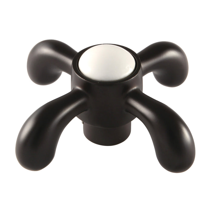 Kingston French Country KSDH7985TX Metal Cross Handle, Diverter for Tub and Shower Faucet, Oil Rubbed Bronze