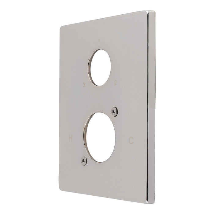 Kingston KSE46131 Square Shower Escutcheon Plate, Polished Chrome