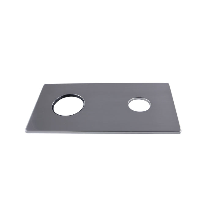 Kingston KSE8118 Brass Escutcheon Plate for KS8118DL, Brushed Nickel