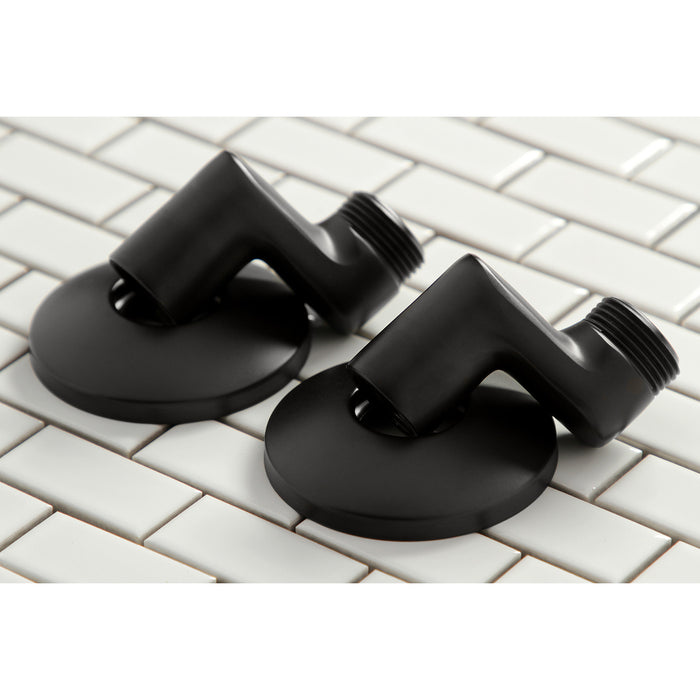 Kingston KSEL265MB Swivel Elbows for Wall Mount Tub Faucet (KS265MB), Matte Black