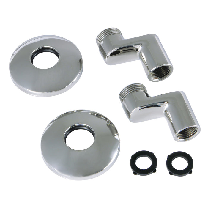 Kingston KSEL265PN Swivel Elbows for Wall Mount Tub Faucet (KS265PN), Polished Nickel