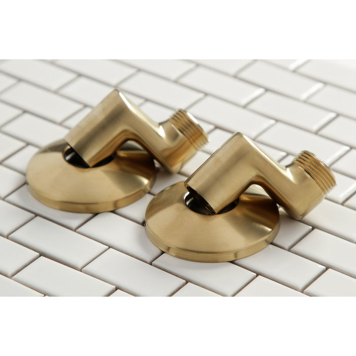 Kingston KSEL265SB Swivel Elbows for Wall Mount Tub Faucet (KS265BB), Brushed Brass