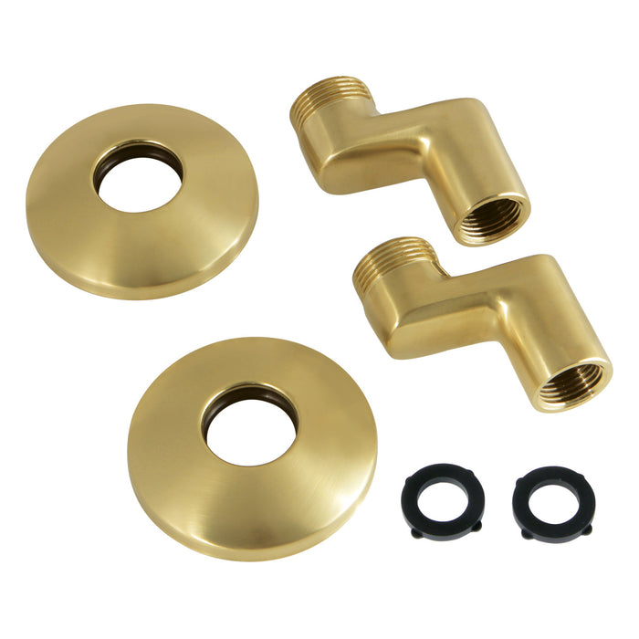 Kingston KSEL265SB Swivel Elbows for Wall Mount Tub Faucet (KS265BB), Brushed Brass