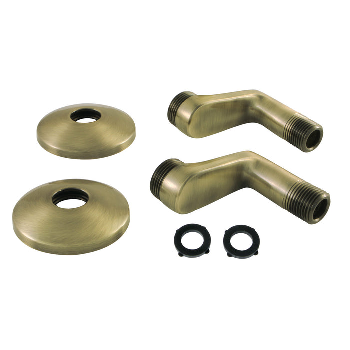 Kingston Vintage KSEL266AB Swivel Elbows for Wall Mount Tub Faucet (KS266AB), Antique Brass