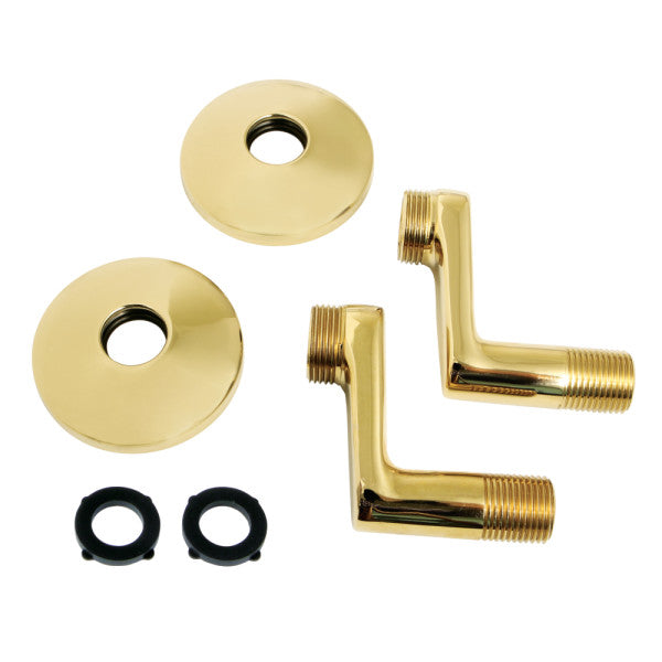 Kingston Vintage KSEL266PB Swivel Elbows for Wall Mount Tub Faucet (KS266PB), Polished Brass
