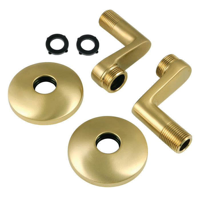 Kingston Vintage KSEL266SB Swivel Elbows for Wall Mount Tub Faucet (KS266SB), Brushed Brass