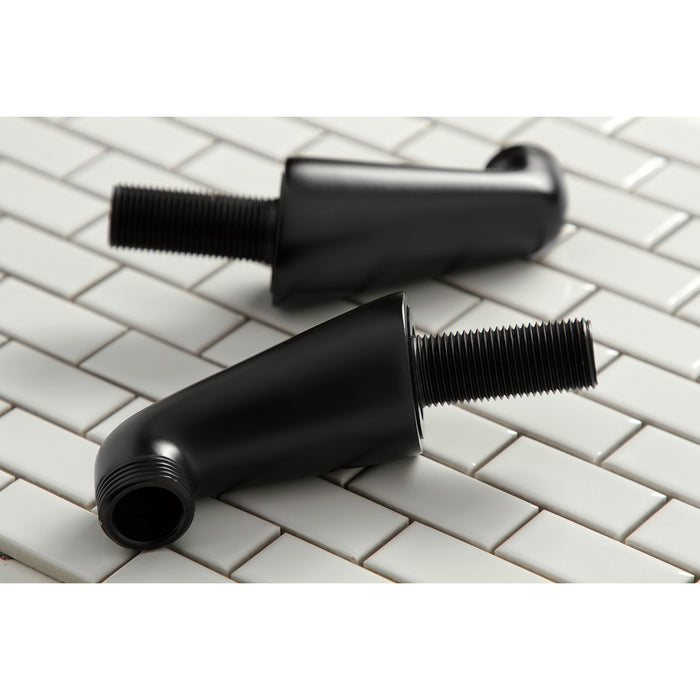 Kingston Kingston KSEL267MB Brass Deck Mount Tub Faucet Riser (KS267MB), Matte Black