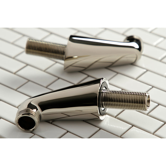 Kingston Vintage KSEL267PN Brass Deck Mount Tub Faucet Riser (KS267PN), Polished Nickel