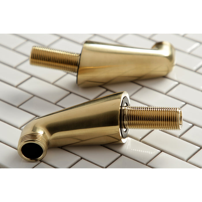 Kingston Vintage KSEL267SB Brass Deck Mount Tub Faucet Riser (KS267SB), Brushed Brass