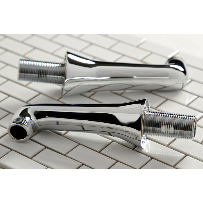 Kingston KSEL268C Brass Deck Mount Tub Faucet Riser (KS268C), Polished Chrome