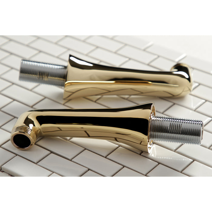 Kingston KSEL268PB Brass Deck Mount Tub Faucet Riser (KS268PB), Polished Brass