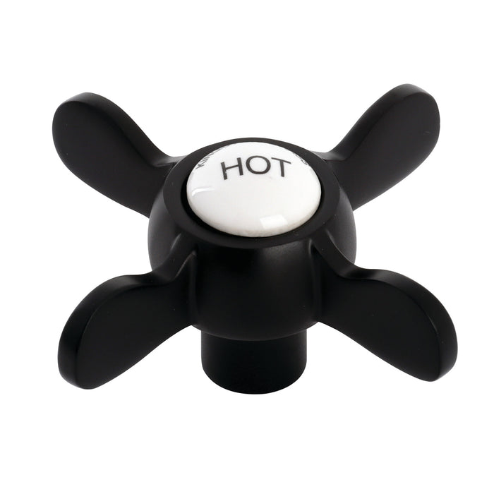 Kingston Essex KSH113MBH Metal Cross Handle (Hot Side), Matte Black