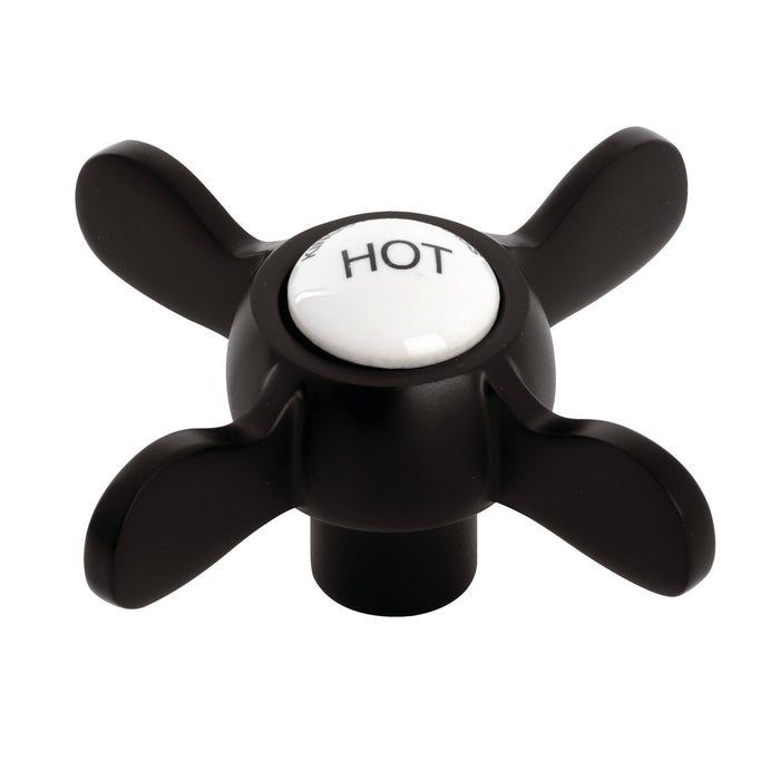 Kingston Essex KSH113ORBH Metal Cross Handle (Hot Side), Oil Rubbed Bronze