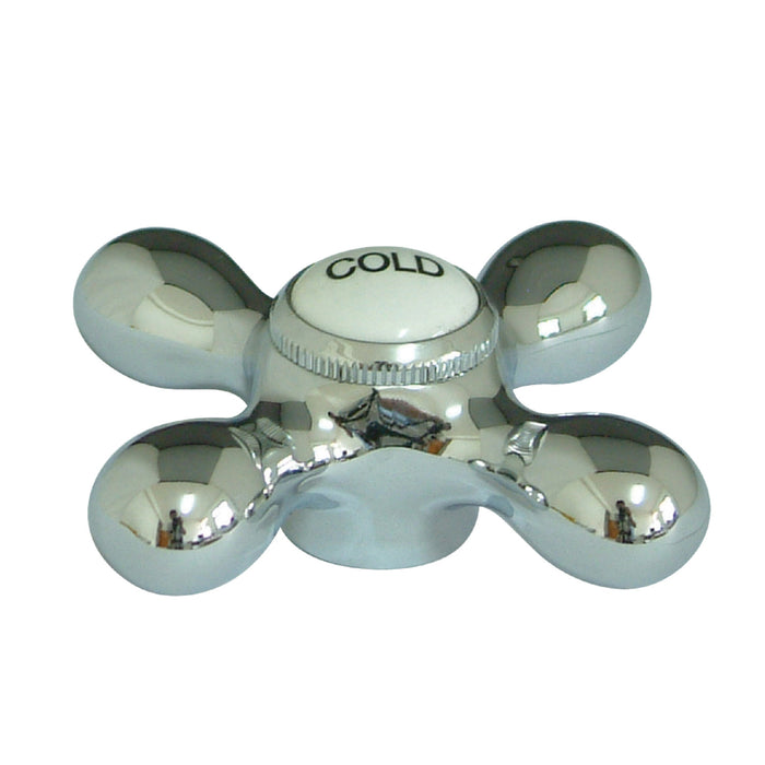 Kingston KSH1161AXC Brass Cross Handle (Cold Side), Polished Chrome