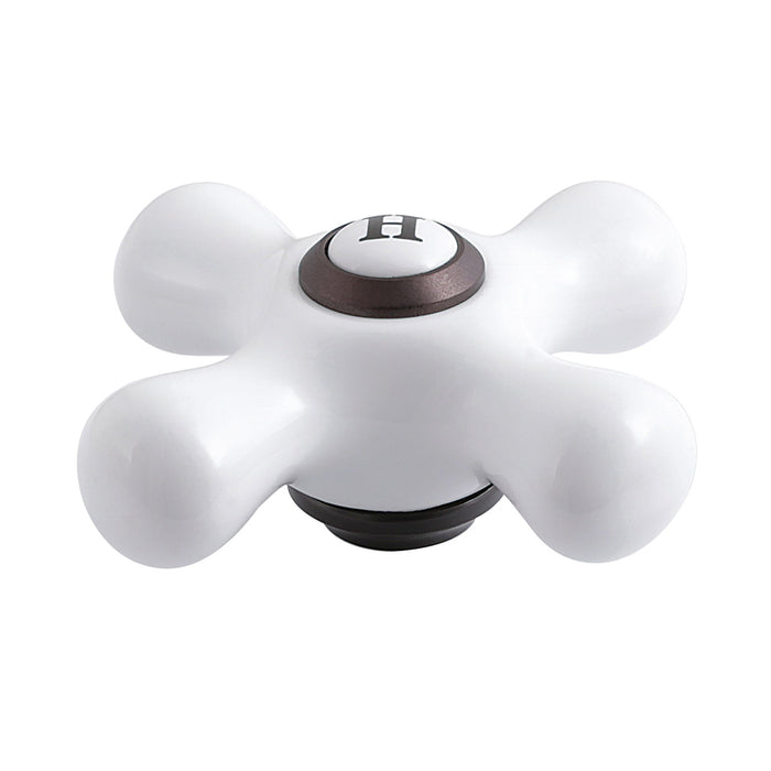 Kingston KSH1165PXH Porcelain Cross Handle (Hot Side), Oil Rubbed Bronze