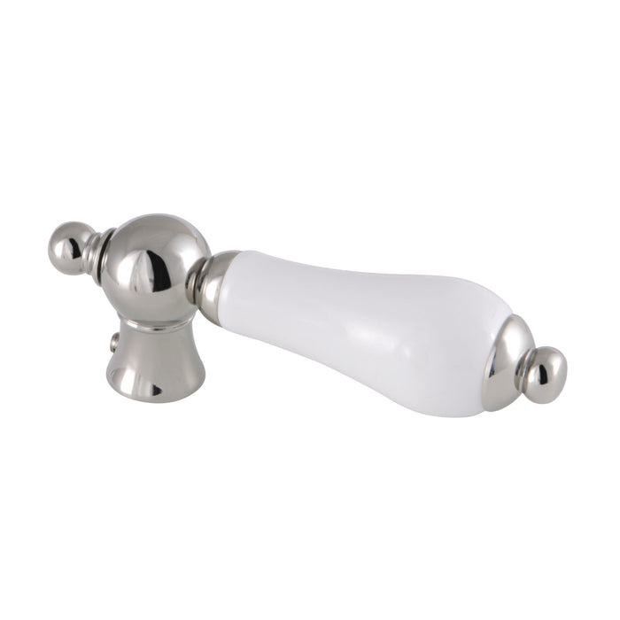 Kingston Naples KSH1166PL Porcelain Lever Handle, Polished Nickel