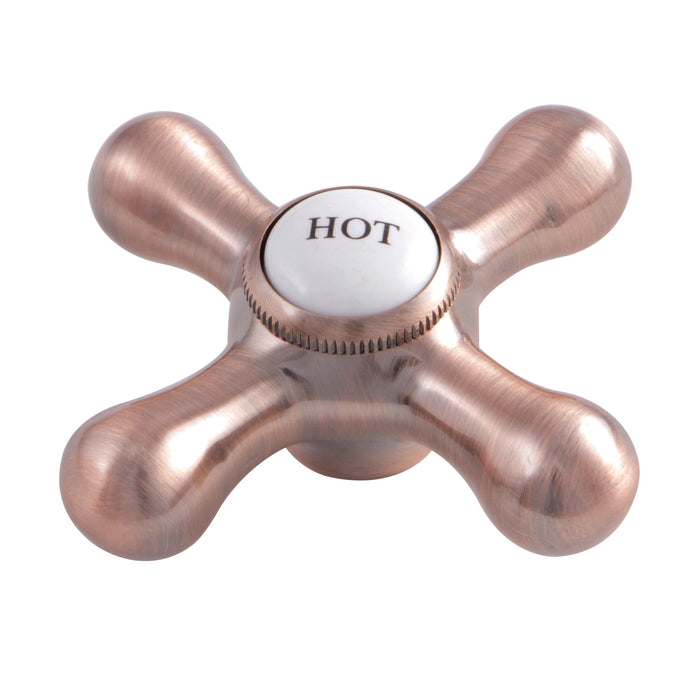 Kingston KSH116AXACH Brass Cross Handle (Hot Side), Antique Copper