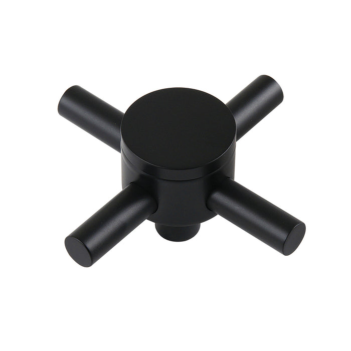 Kingston KSH2360DX Brass Cross Handle, Matte Black