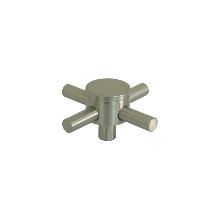 Kingston KSH2368DX Brass Cross Handle, Brushed Nickel