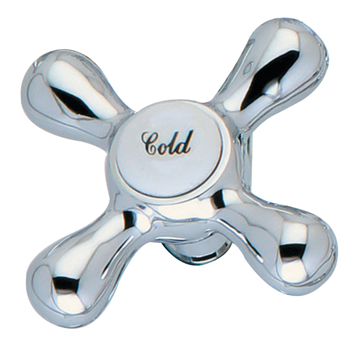 Kingston KSH266C Metal Cross Handle (Cold Side), Polished Chrome