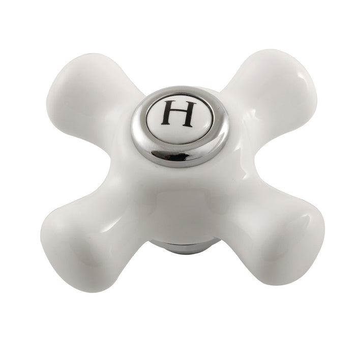 Kingston Kingston KSH266PXH Porcelain Cross Handle (Hot Side), Polished Chrome