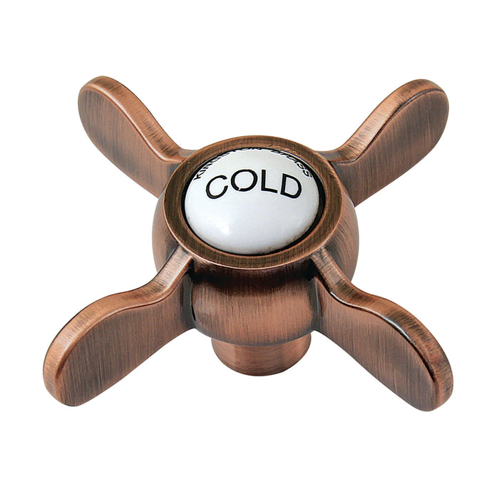 Kingston KSH285ACC Brass Cross Handle (Cold Side), Antique Copper